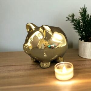 Skarbonka świnka 13cm x 11cm x 12cm