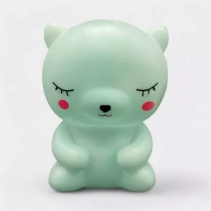 Lampka nocna na baterie - Miś z zamkniętymi oczami