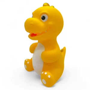 Skarbonka dinozaur uśmiechnięty żółty