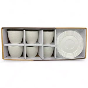 Komplet do kawy 6x filiżanka + talerzyk