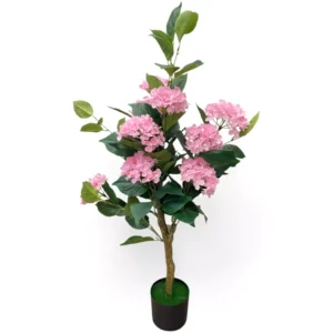 Sztuczny kwiat Hortensja różowa 100cm