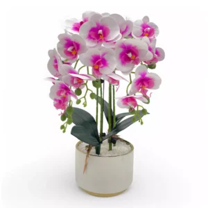 Sztuczny kwiat różowy storczyk 41cm duży