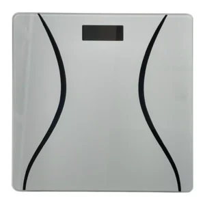 Waga łazienkowa z ekranem LCD do 180kg Szara