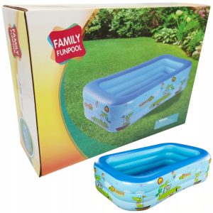 BASEN DMUCHANY OKRĄGŁY DLA DZIECI BRODZIK OGRODOWY 180 cm