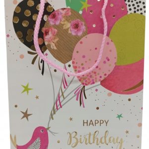 TOREBKA TORBA PREZENTOWA PAPIEROWA OZDOBNA NA OKAZJĘ URODZINY 24/18 CM