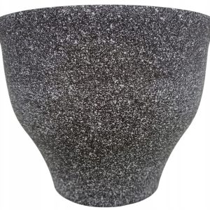 DONICZKA OSŁONKA KWIATY DO DOMU OGRODU Z TWORZYWA GRANIT 20x23,5 cm