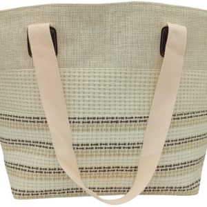 TORBA PLAŻOWA BOHO ZAPLATANA MIEJSKA SHOPPERKA NA PLAŻĘ ZAKUPY DWUSTRONNA