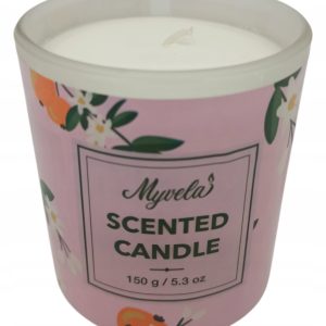 ŚWIECA ZAPACHOWA PACHĄCA OZDOBNA MYVELA DEKORACJA 150g